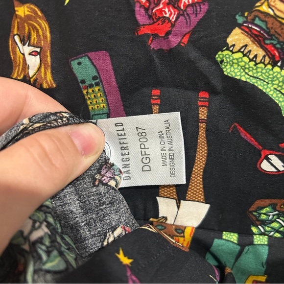 BNWT Dangerfield Womens Lies & Deception Dress Multicoloured Size 18 has pockets - Picture 4 of 8